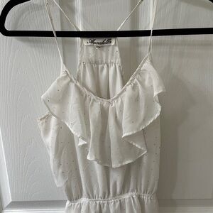 Annabella Elegant White Halter Dress